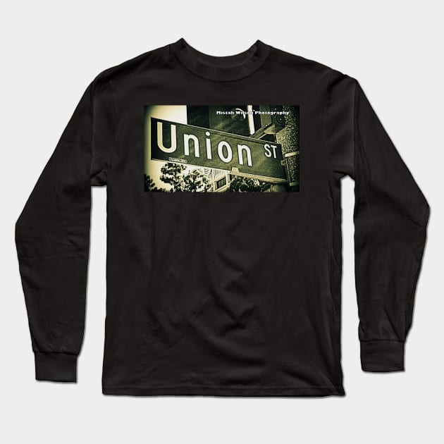 Union Street, Pasadena, California by Mistah Wilson Long Sleeve T-Shirt by MistahWilson